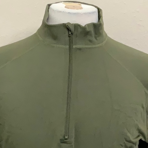 PolarMax 4.0 HEAVYWEIGHT ZIP MOCK - OD Green - Picture 3 of 15
